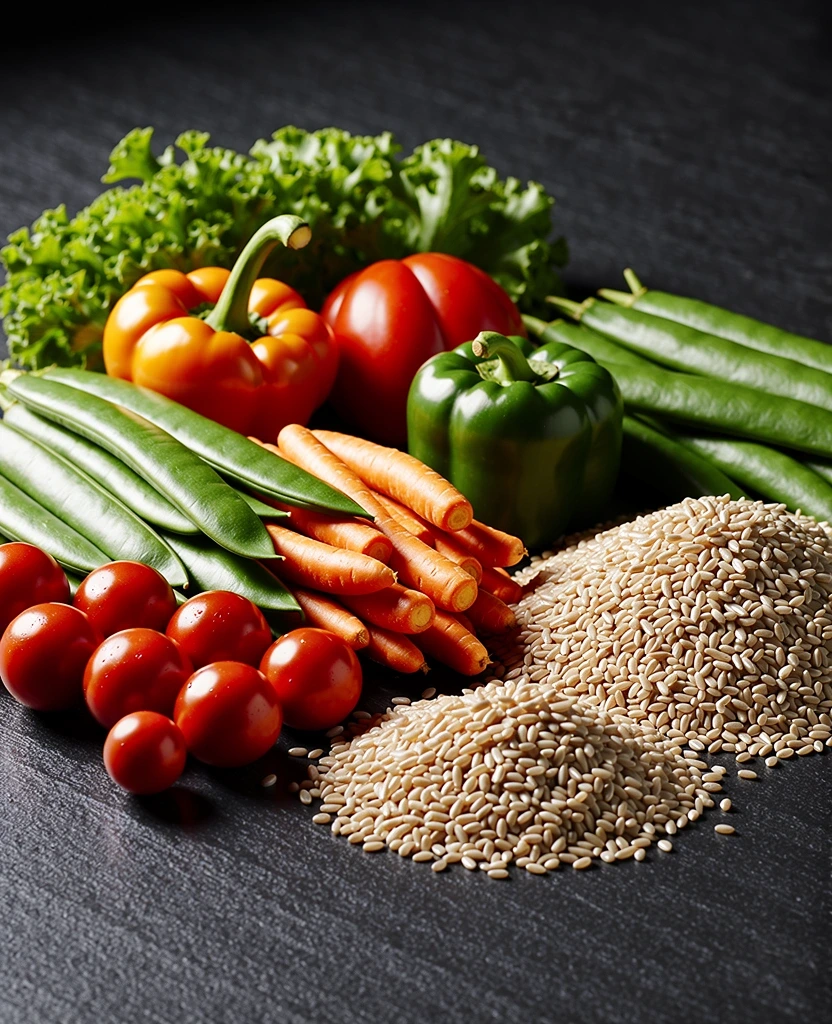 Terveellinen ravitsemus ja tuoreet raaka-aineet